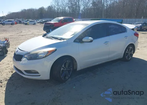 2016 Kia Forte Ex from USA, damaged, VIN KNAFZ4A81G5616649